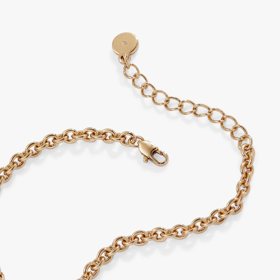 Lucky Four Leaf Clover Adjustable Bracelet by Alex + Ani - Gold
