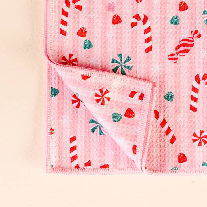 Holiday Waffle Tea Towel - Sugar Rush by The Darling Effect