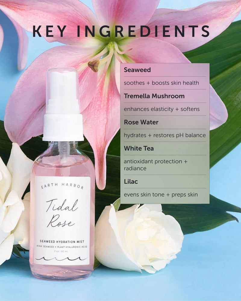 Tidal Rose Pink Seaweed Hydration Mist