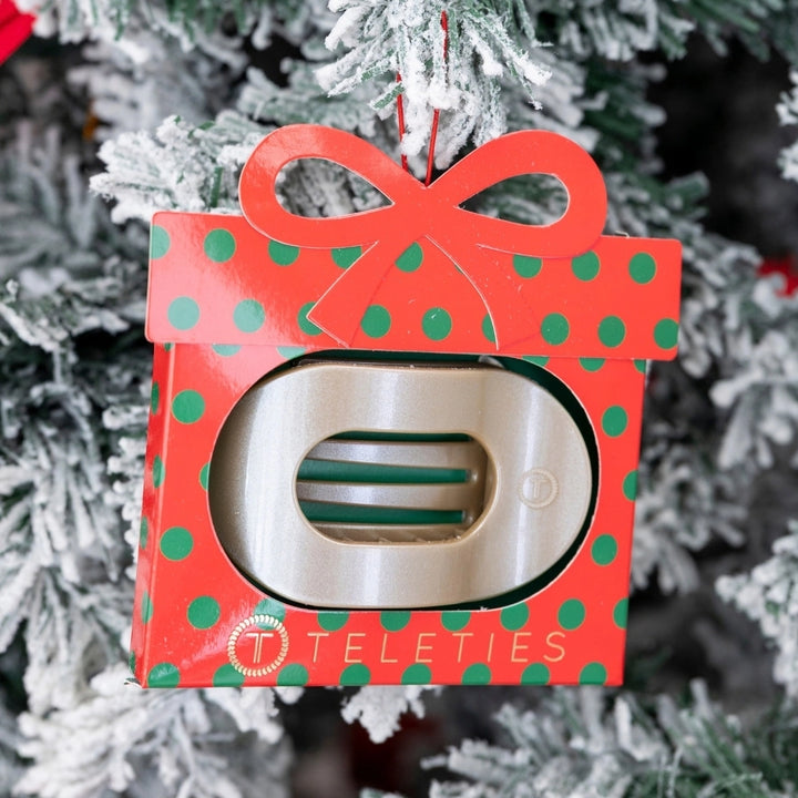 2026 Flat Round Clip Ornament by Teleties (Ships in 1-2 Weeks)