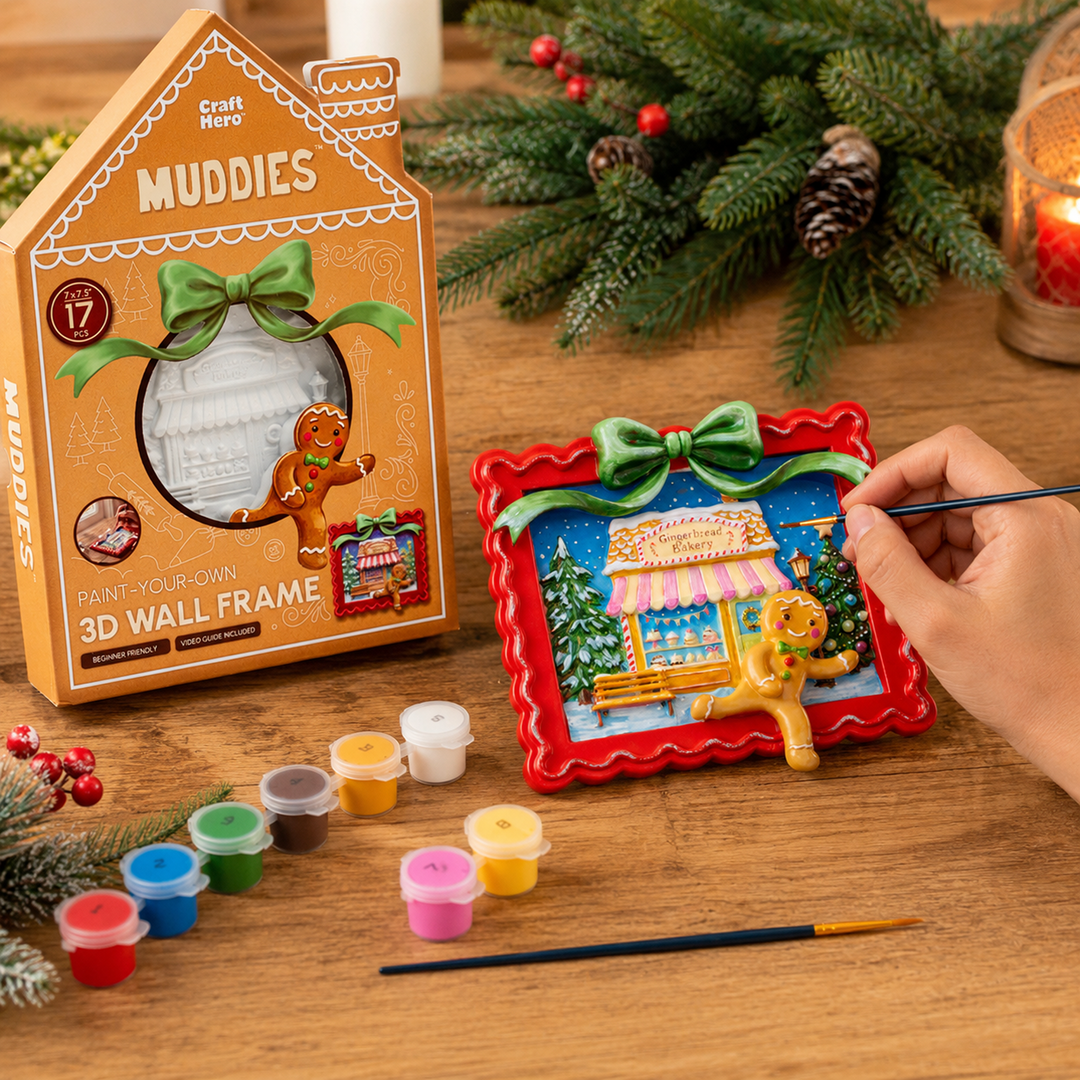 3D Paint Kit - Christmas Gingerbread House