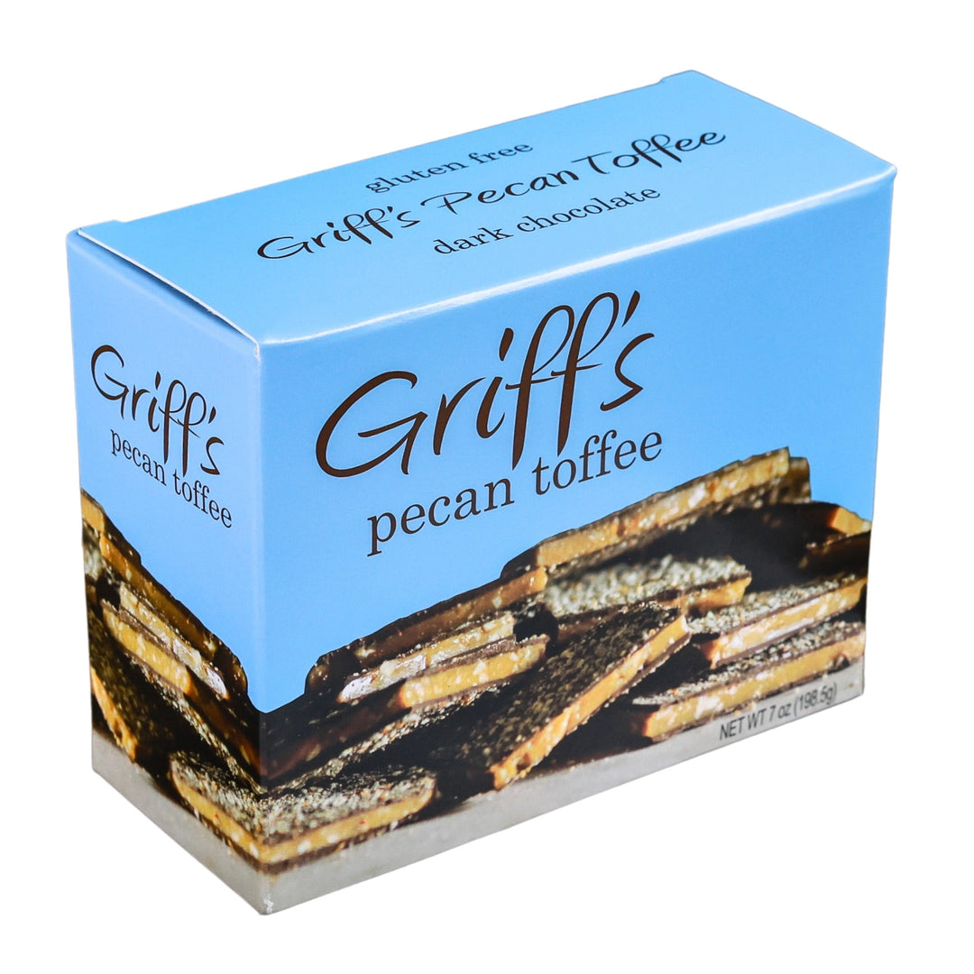Griff's Pecan Dark Chocolate Toffee - 7 oz