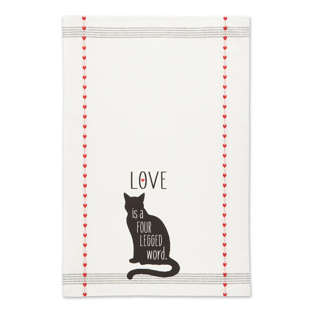Love Pet Printed Dish Towel
