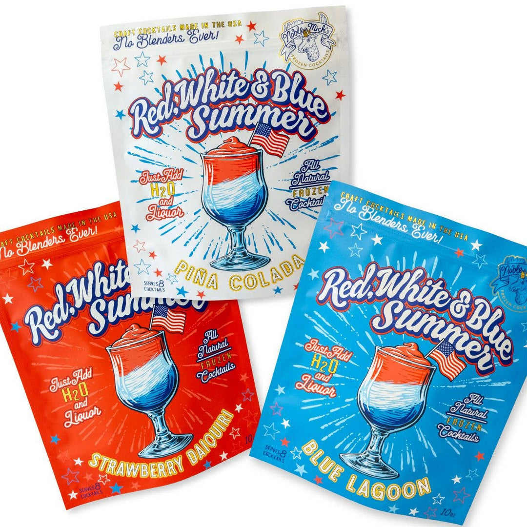 Red, White & Blue Summer - Pina Colada Frozen Cocktail