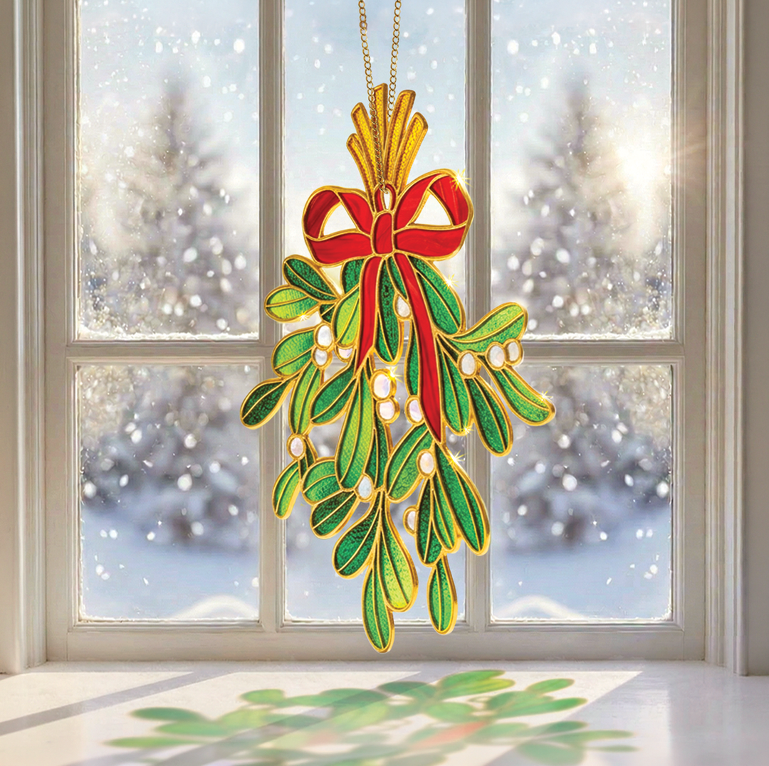 Festive Mistletoe Suncatcher