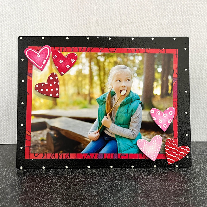 Doodle Heart Set of 6 Magnets by Roeda