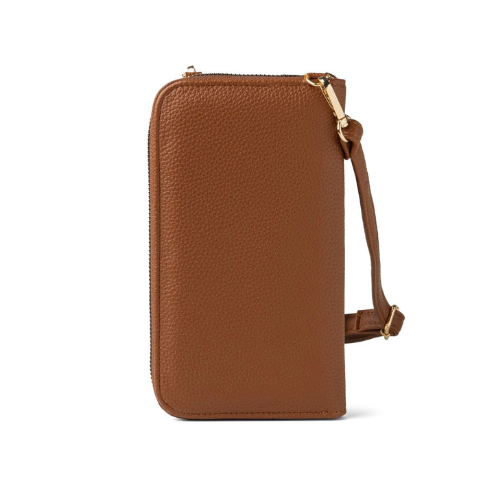 Kedzie Eclipse Smartphone Crossbody - Chestnut