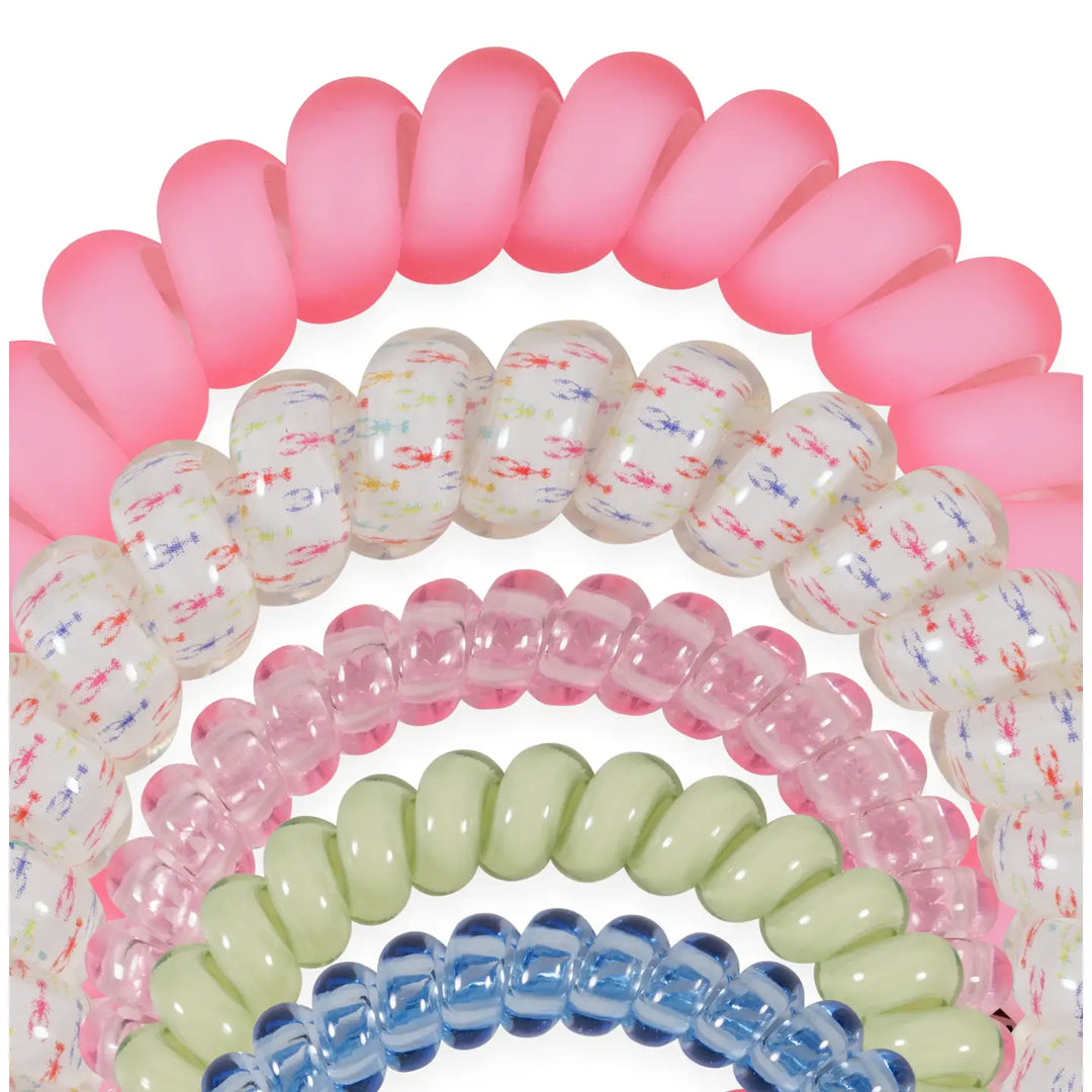 Teleties Hair Tie - Large and Small Band Pack of 5 - Pinch Me!