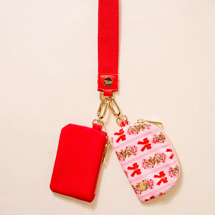 Dynamic Duo Pouch Wristlet - Oh So Merry by the Darling Effect