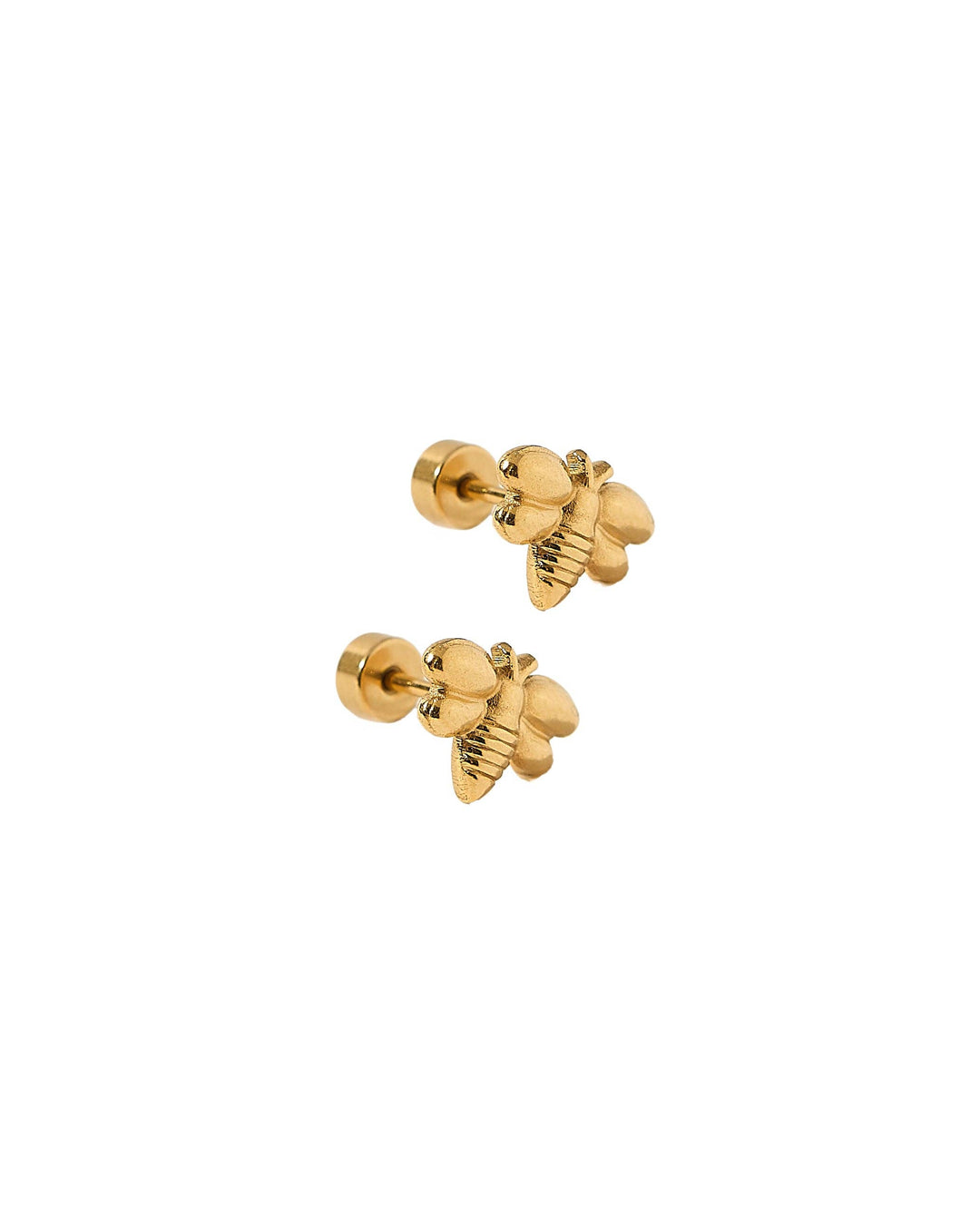 Screwback Stud Earrings - Bumble Bee by Linny Co