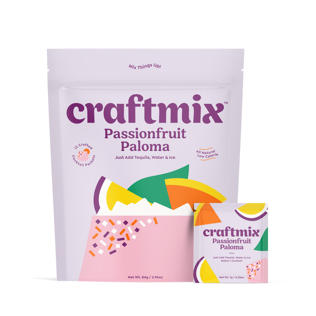 Craftmix Passionfruit Paloma Cocktail Mixer 12 Pack