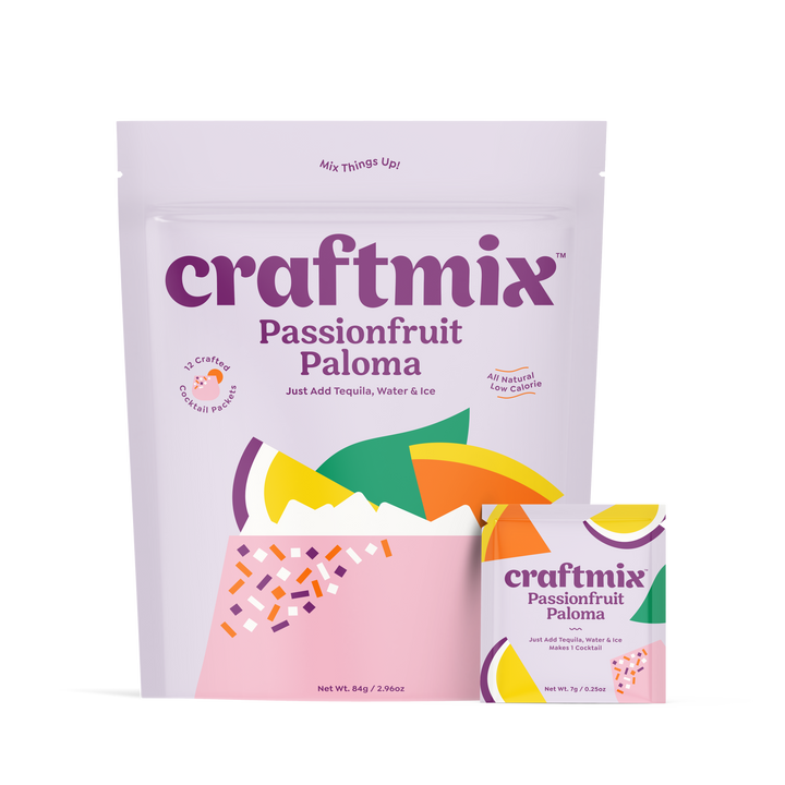 Craftmix Passionfruit Paloma Cocktail Mixer 12 Pack