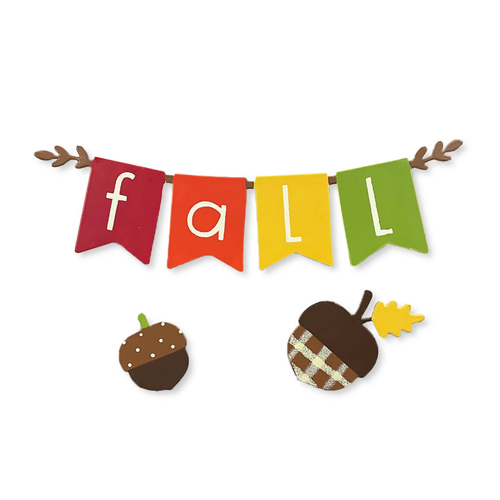 Fall Banner & Acorn Magnets by Roeda