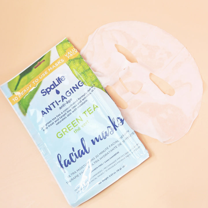 Anti-Aging Green Tea Facial Masks
