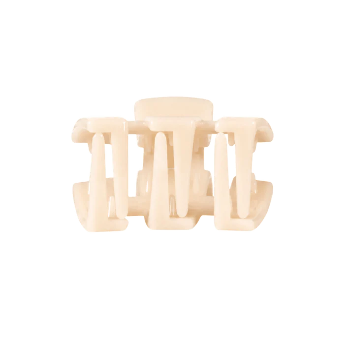 Petite Teleties Claw Clip - Almond Beige