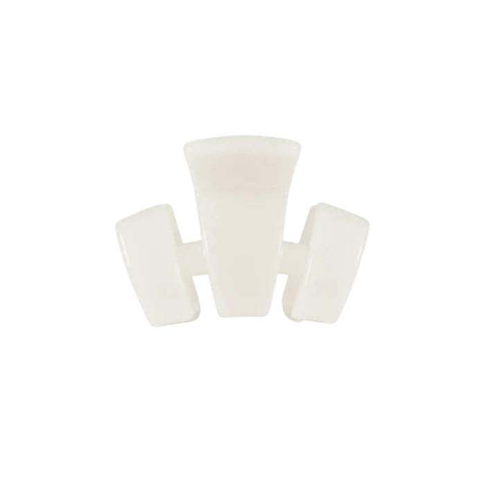 Petite Teleties Claw Clip - Coconut White