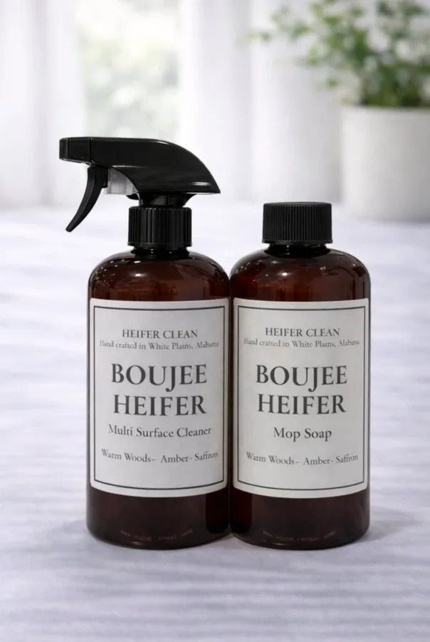 JUNE PREORDER: CLEANERS -Mop Soap, Multi Surface Cleaner, Carpet Refresh by Heifer Please (Ships in 3-4 Weeks)