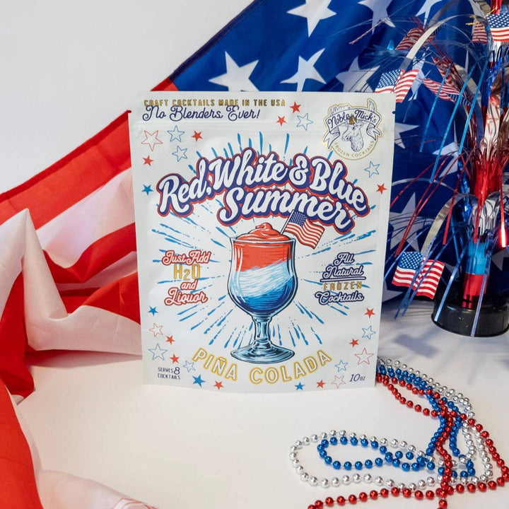 Red, White & Blue Summer - Pina Colada Frozen Cocktail