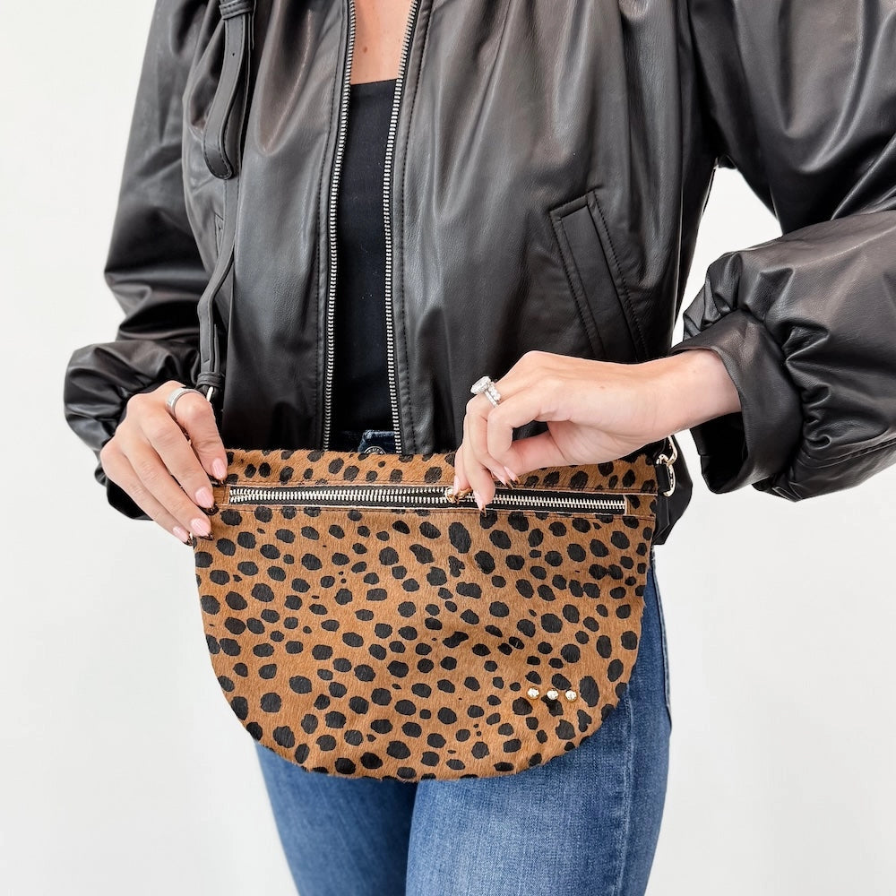 Hair on Hide Westlyn Bum Bag by Pretty Simple