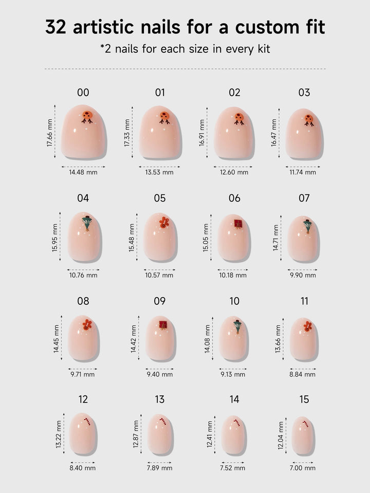 Merry Little Things Press-On Nails by Celebritips