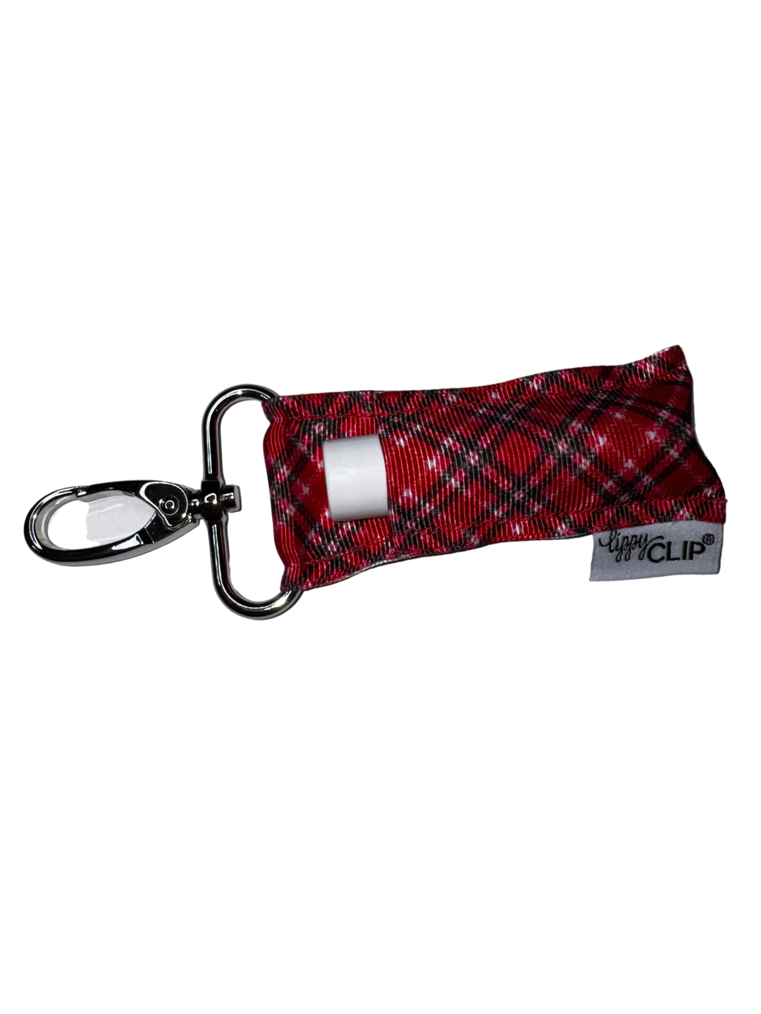 Red Christmas Plaid LippyClip® (PREORDER: Ships in 2-3 Weeks)