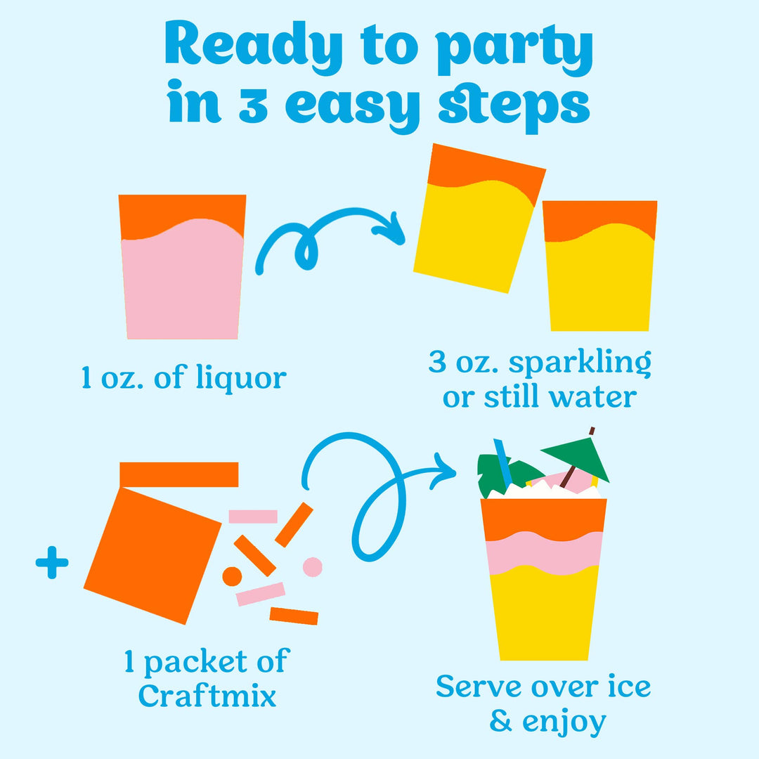 Variety Pack Cocktail Mixer 6 Pack