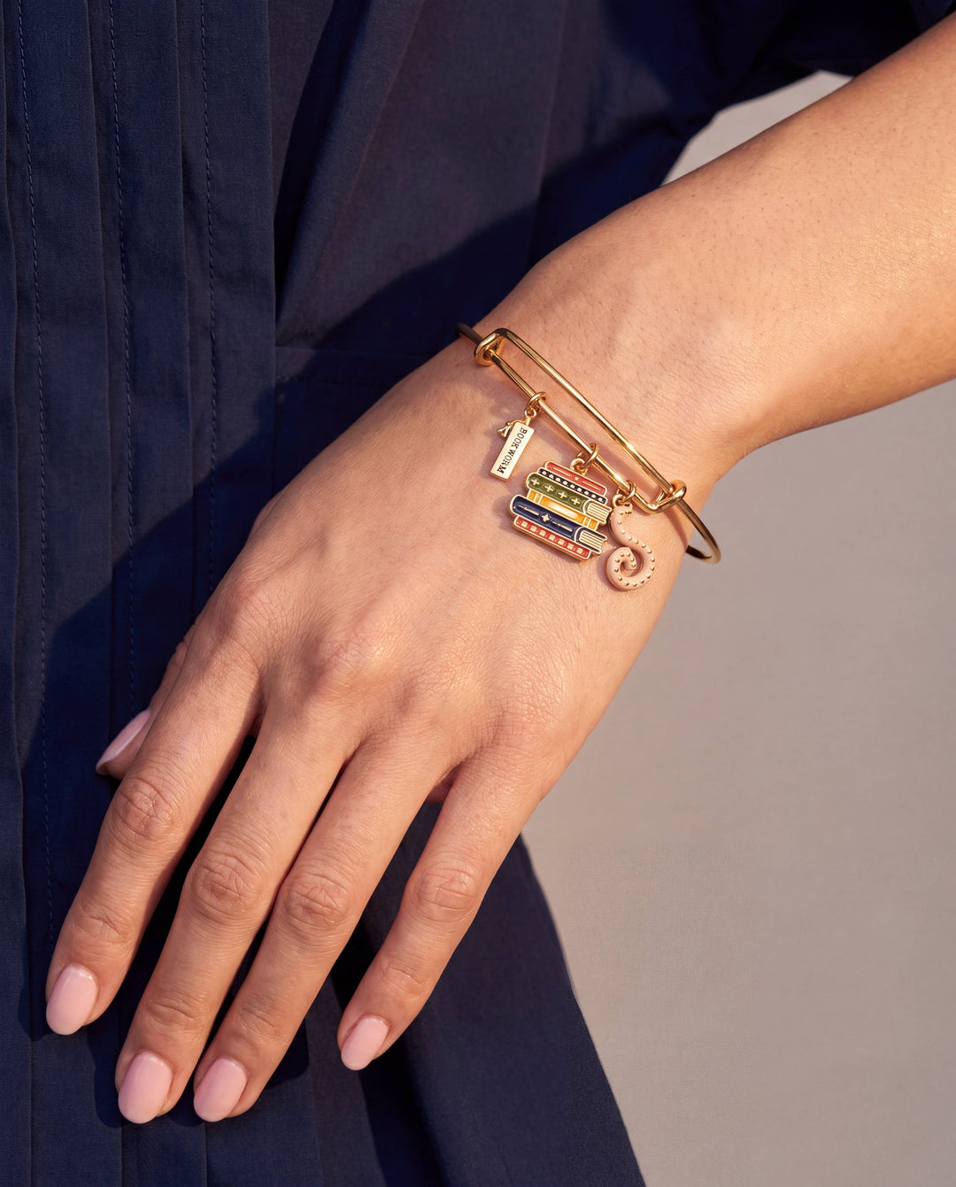 Book Club Multicharm Bangle Bracelet by Alex + Ani (Ships in 2-3 Weeks)