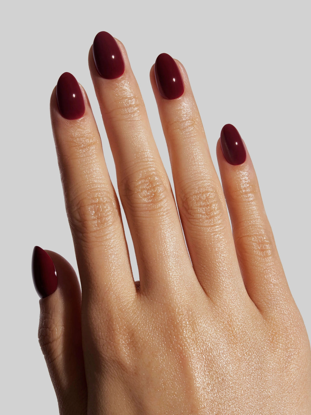Bordeaux (Extra Short Almond) Press-On Nails by Celebritips