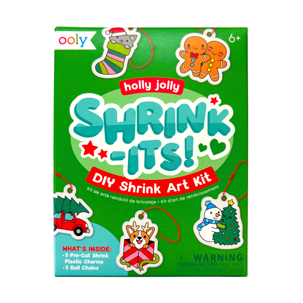 Mini Shrink-Its! DIY Shrink Art Kit - Holly Jolly