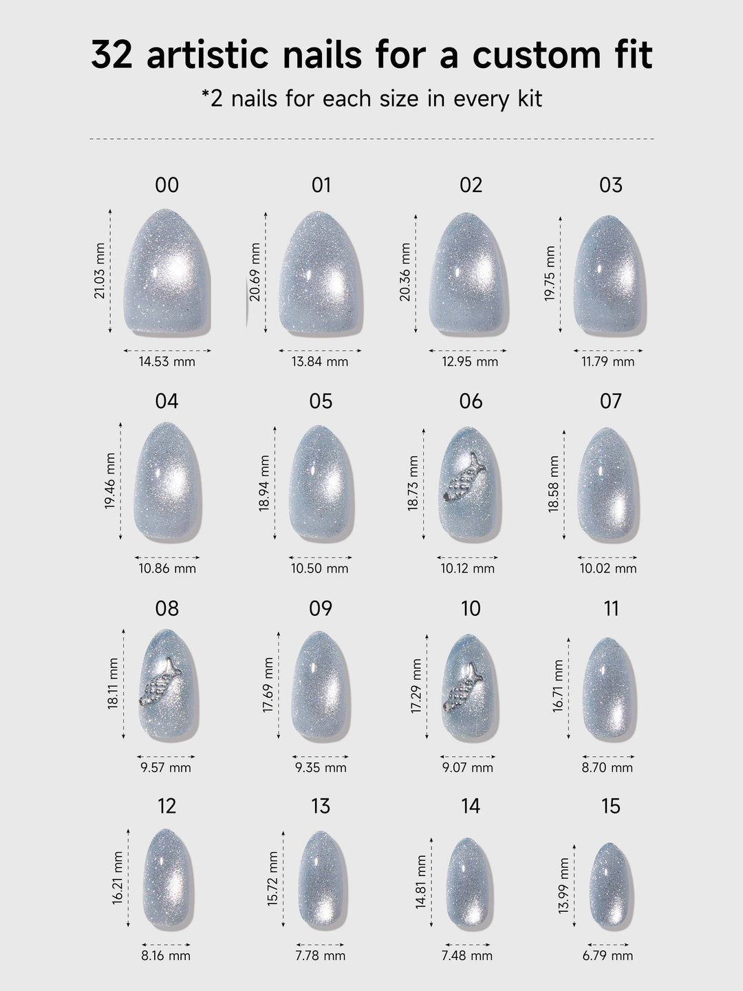 Sea Salt Press-On Nails by Celebritips