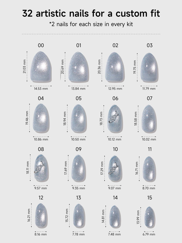 Sea Salt Press-On Nails by Celebritips