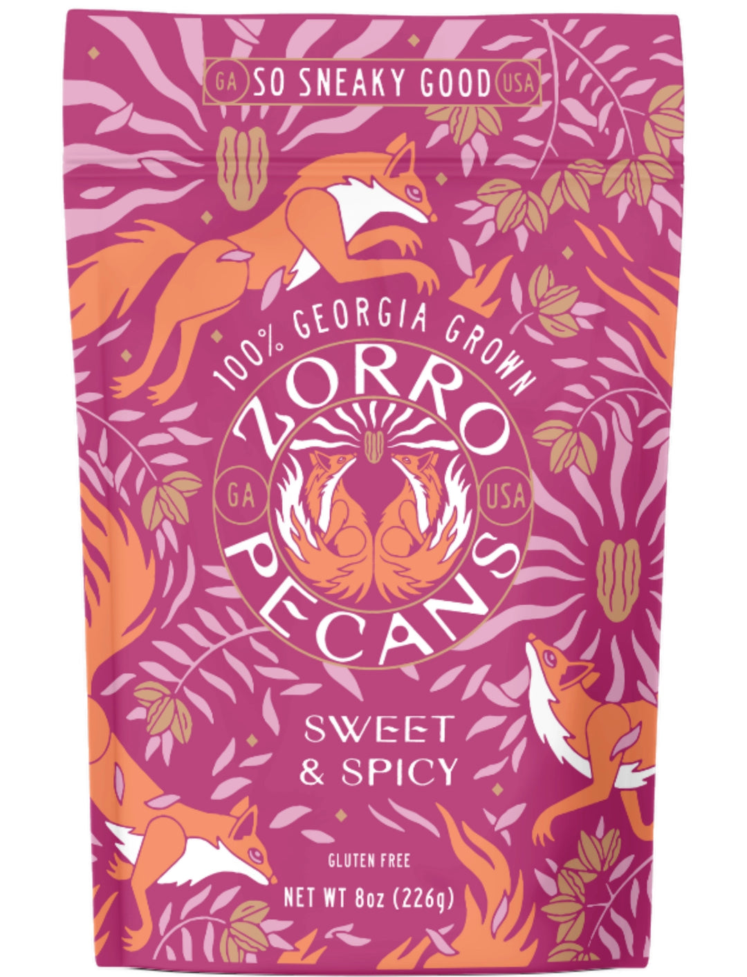Sweet &amp; Spicy Zorro Pecans