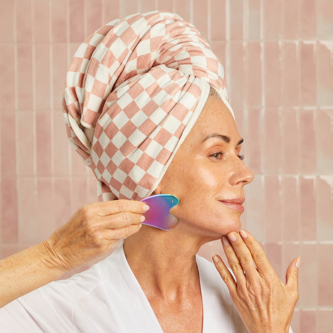 Iridescent Stainless Steel Gua Sha