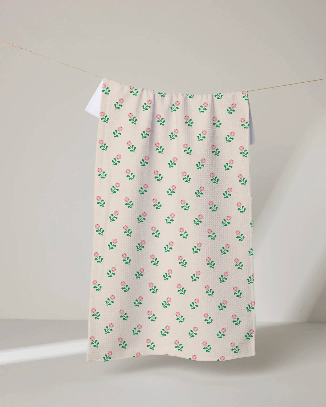 Lucky Blossom Tea Towel by Geometry