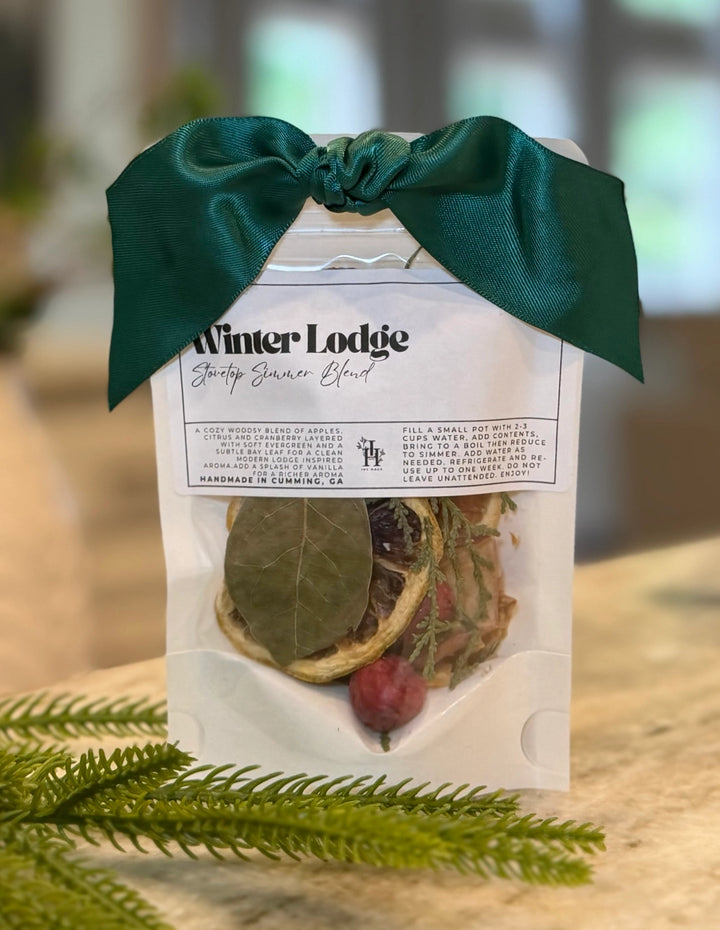 Small Stovetop Simmer Blend Potpourri - Winter Lodge Holiday