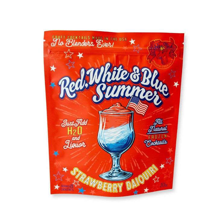 Red, White & Blue Summer - Strawberry Daiquiri Frozen Cocktail