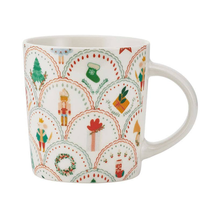 Scalloped Holiday 18oz Mug