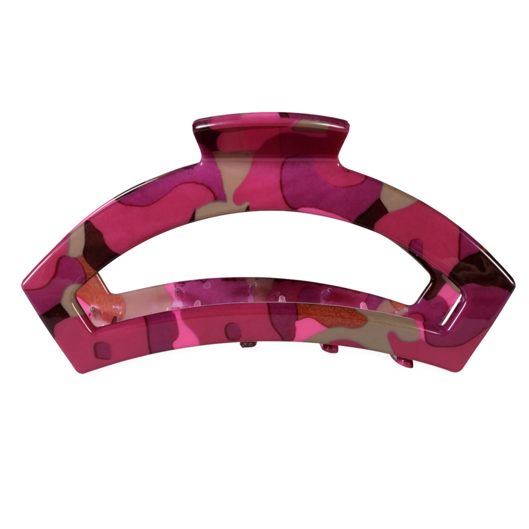 Large Teleties Open Claw Clip - Garden Glam