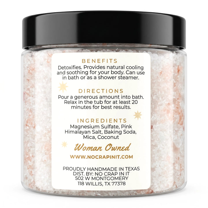 Magnesium Bath Soak - Coconut by No Crap In It (PREORDER: Ships in 2-3 Weeks)
