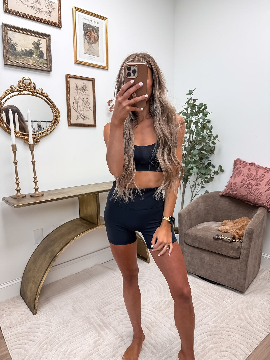 JULY PREORDER: AirSkin Biker Shorts in Black by BIRDIE (Ships in November)