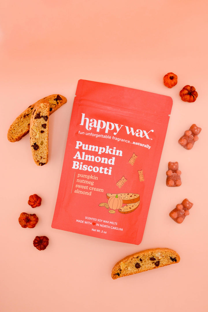 Happy Wax Soy Melts 2 Oz Bag - Pumpkin Almond Biscotti