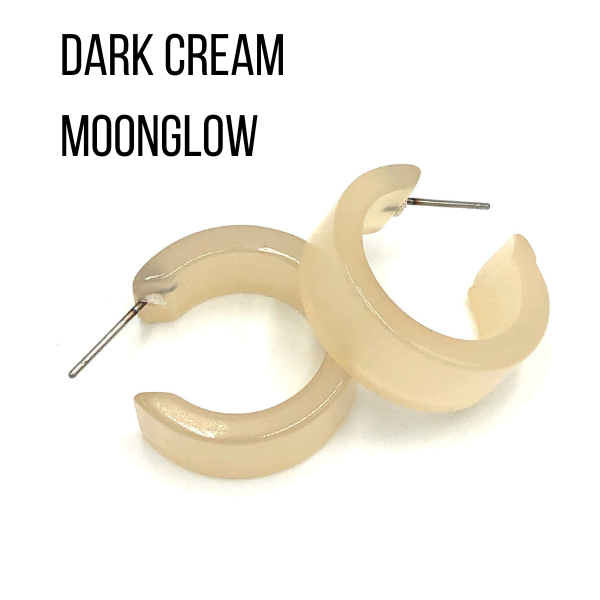 Moonglow Clara Hoop Earrings by Leetie Lovendale (Preorder: Ships in 2-3 Weeks)