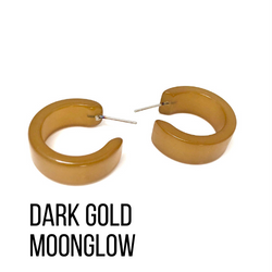 Moonglow Clara Hoop Earrings by Leetie Lovendale (Preorder: Ships in 2-3 Weeks)