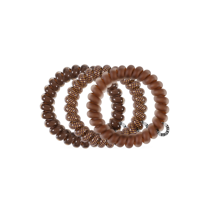 Teleties Hair Tie - Large Band Pack of 3 - Morning Brew