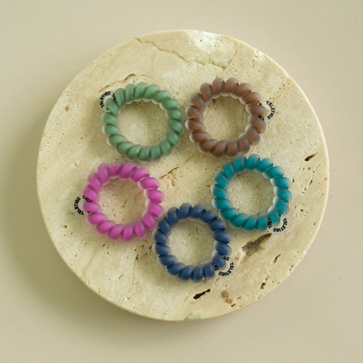 Teleties Hair Tie - Tiny Band Pack of 5 - Sweater Swatches