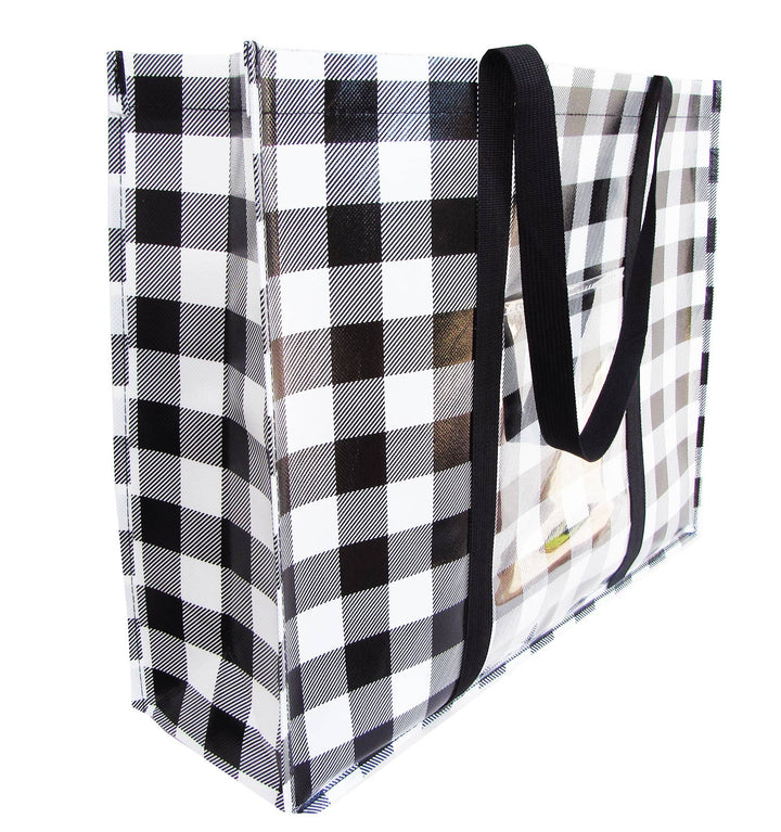 Buffalo Check Happy Shopper Tote