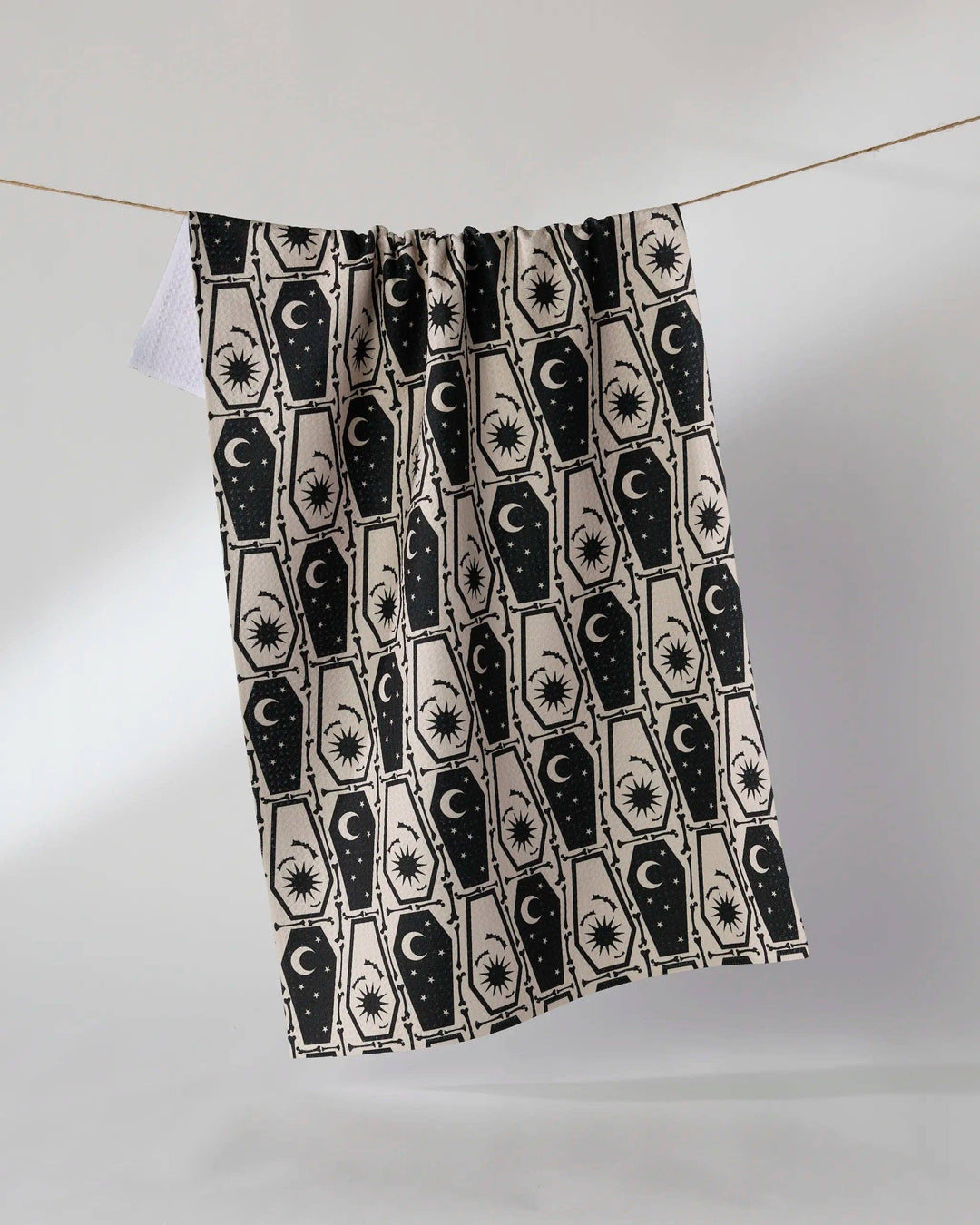 Gothic Slumber Tea Towel by Geometry