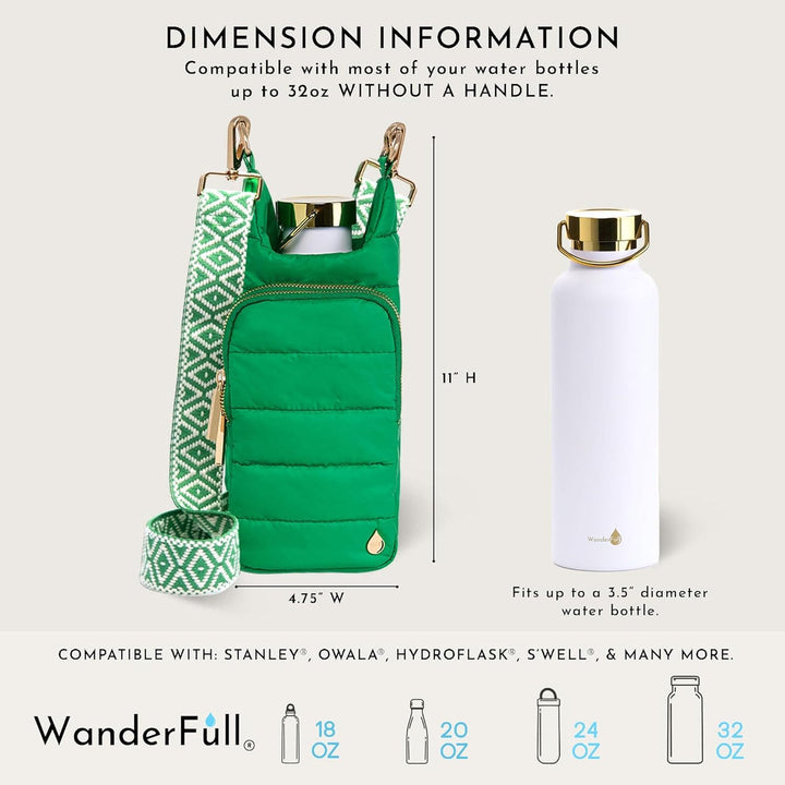 JUNE MARKET: Kelly Green Matte HydroBag® by Wanderfull (Ships in 2-3 Weeks)