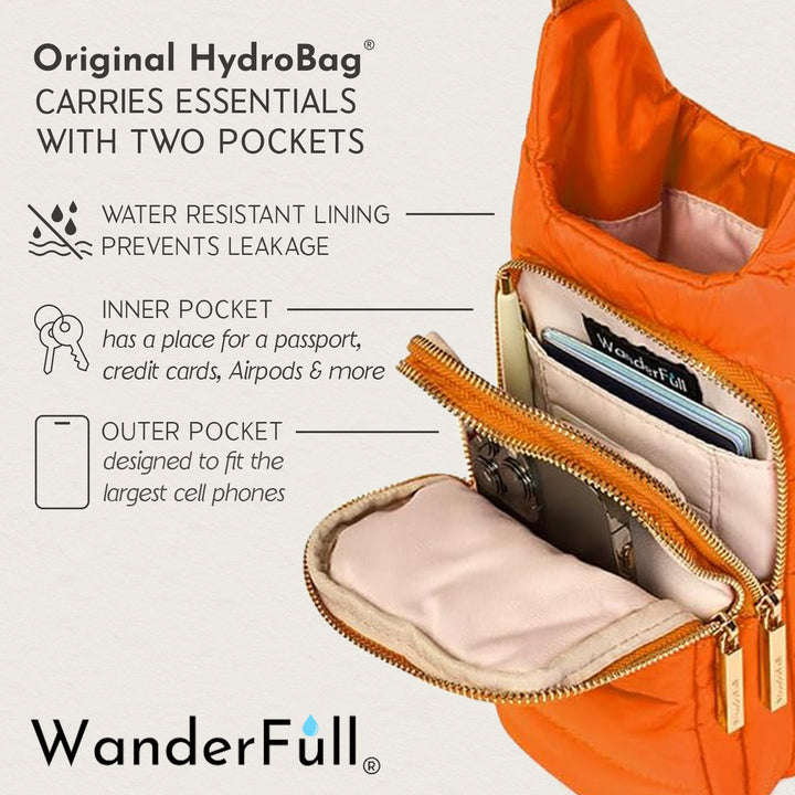 JUNE MARKET: Clementine Orange Matte HydroBag® by Wanderfull (Ships in 2-3 Weeks)