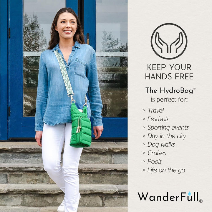 JUNE MARKET: Kelly Green Matte HydroBag® by Wanderfull (Ships in 2-3 Weeks)